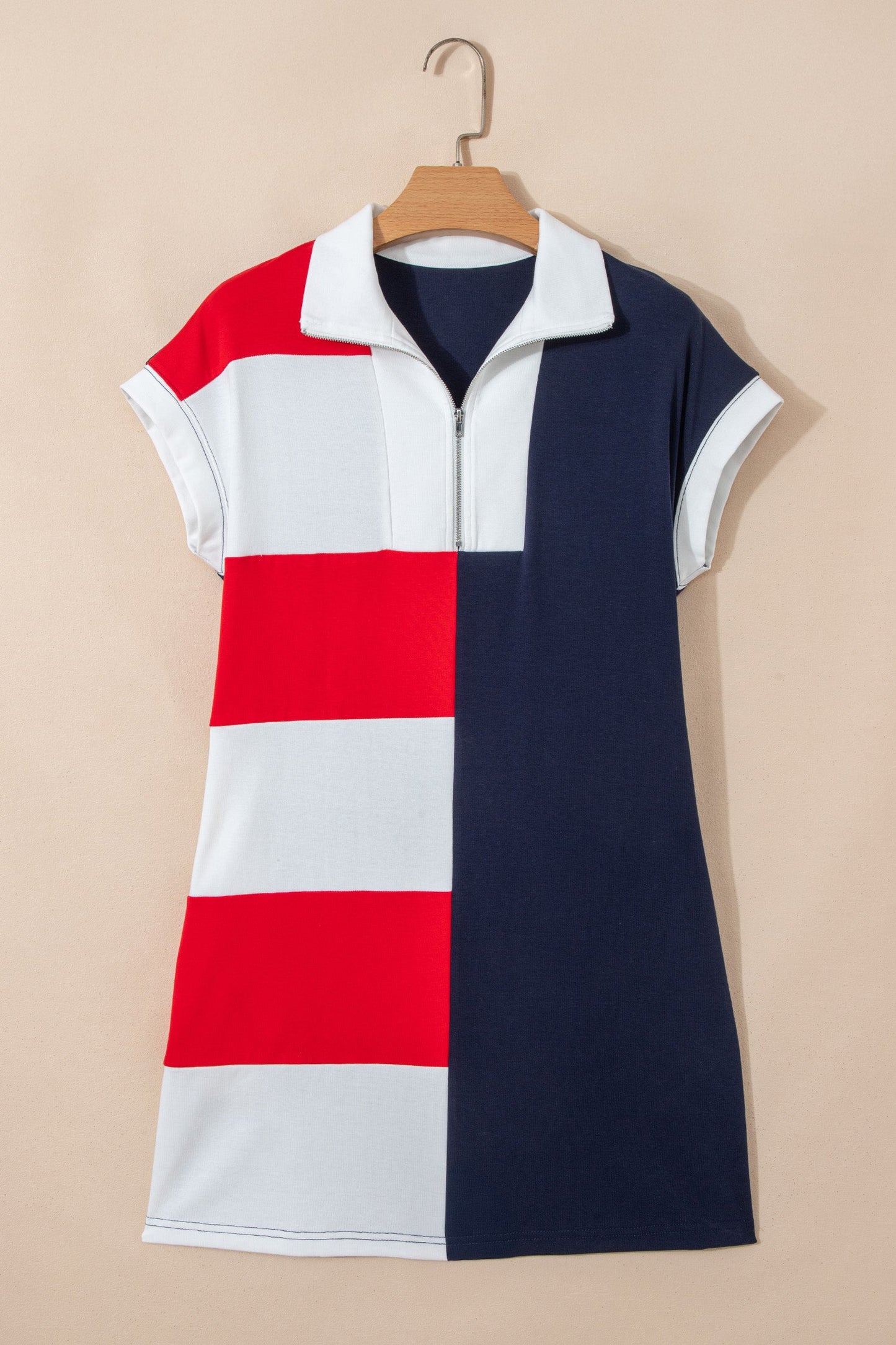 Threaded Pear Mallory Up Collared T Shirt