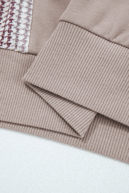 Threaded Pear Anaya Colorblock Patchwork Baggy Hoodie