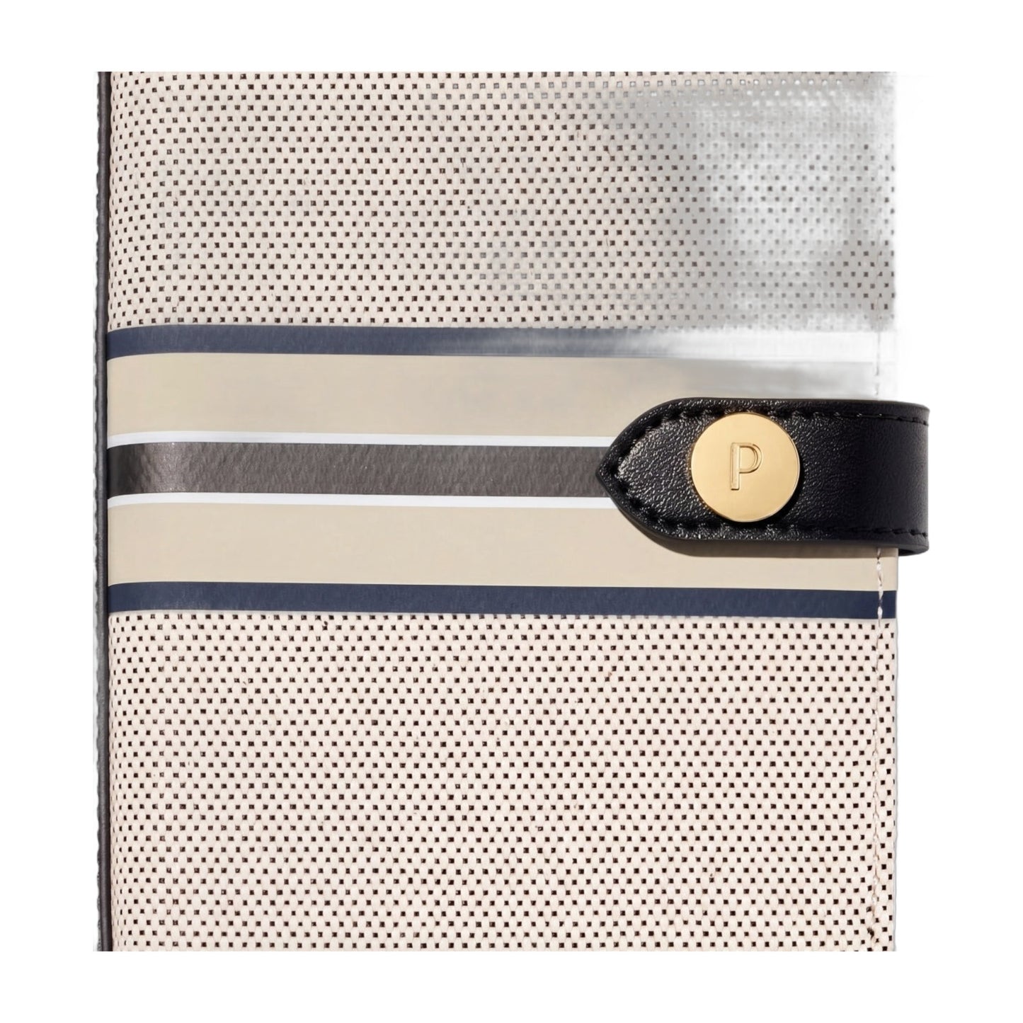 Paravel Cabana Passport Case Domino Black Slim Travel Document Holder Organizer