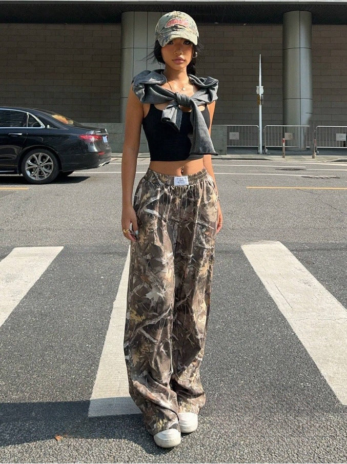 🧢 Women's Y2K Camouflage Cargo Pants