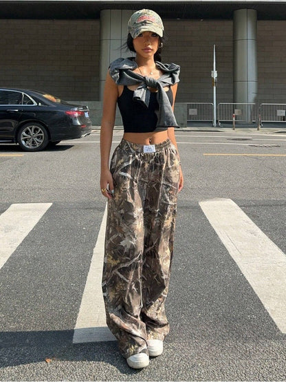 🧢 Women's Y2K Camouflage Cargo Pants