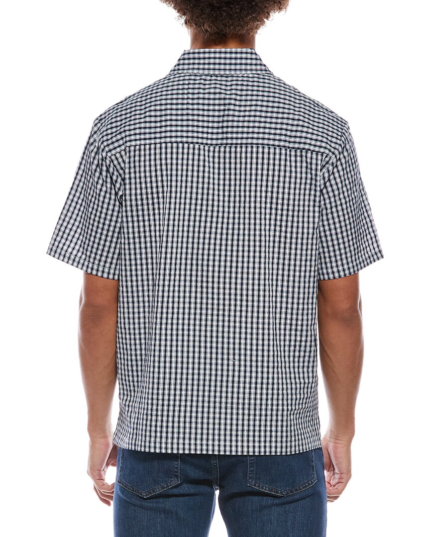NAVY/ SOHO CHECK-