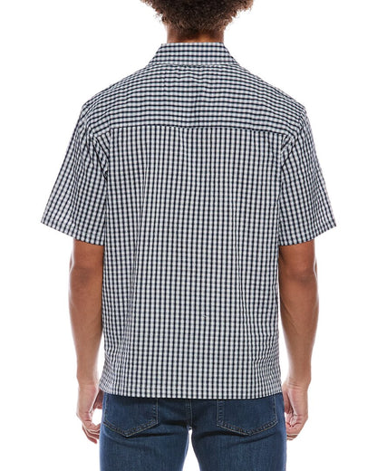 NAVY/ SOHO CHECK-