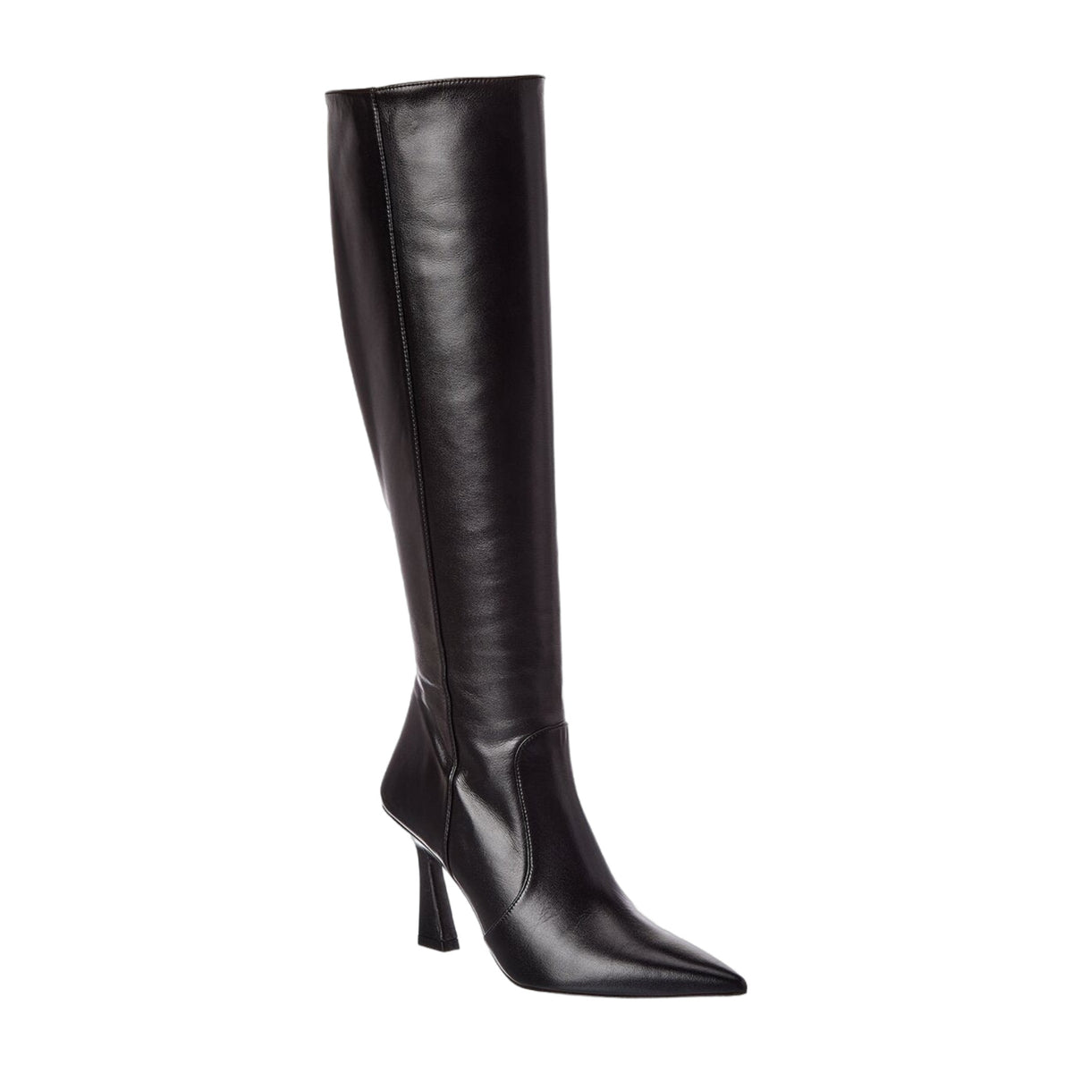 Stuart Weitzman Vinnie Zip Leather Boot 85