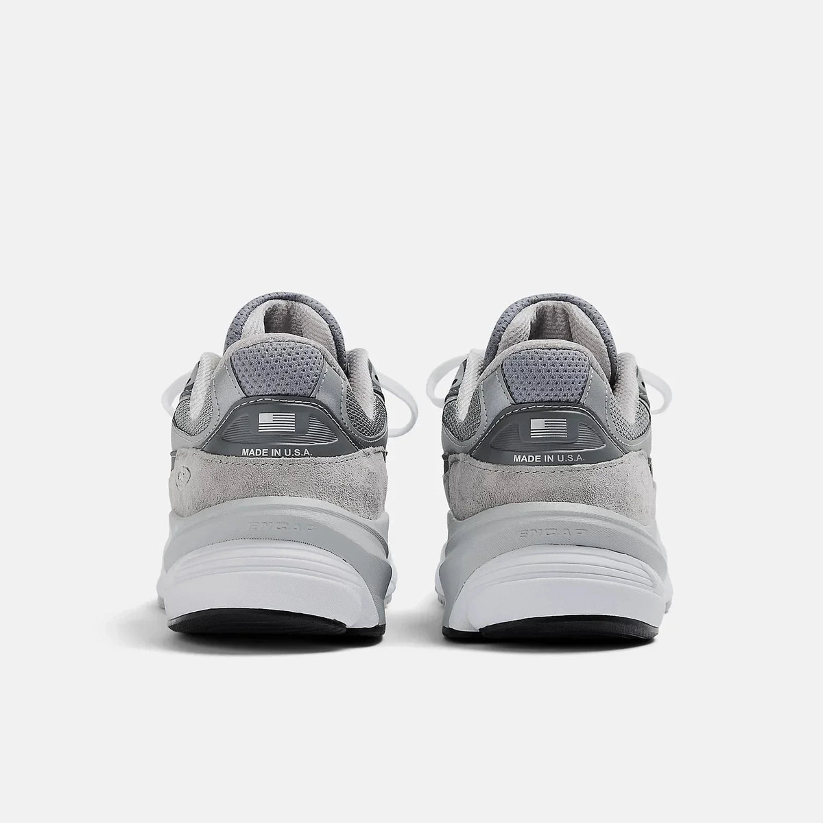 New Balance Made in USA 990v6 Men's Sneakers — Gray/White Suede Low-Top