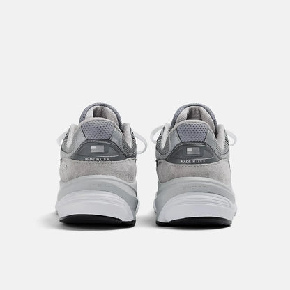 New Balance Made in USA 990v6 Men's Sneakers — Gray/White Suede Low-Top