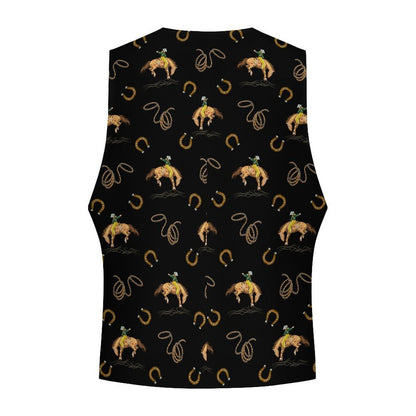 Baha Ranch Rodeo Cowboy Men's Sleeveless Suit Vest