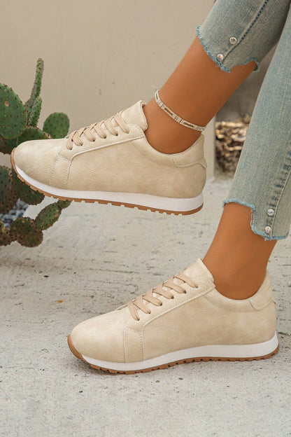Threaded Pear Wren Suede Lace Up Sneakers