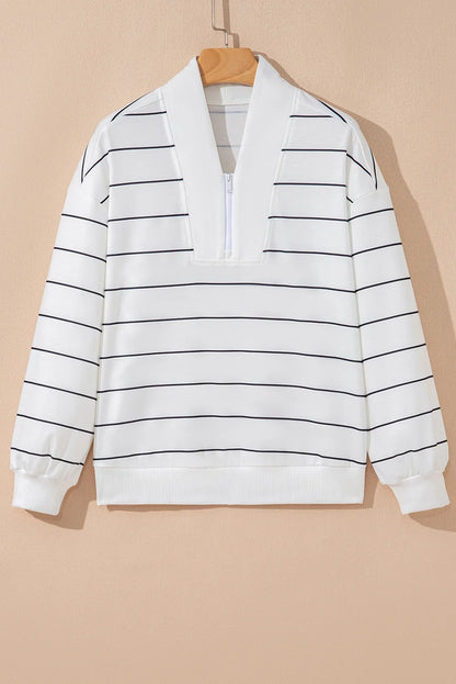 Threaded Pear Skyler Print Drop Shoulder Long Sleeve Top