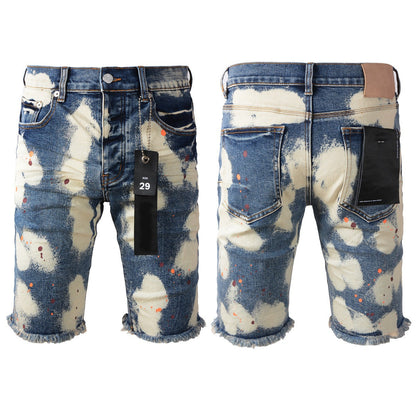 Personal Leisure Washed Light Color All-matching Jeans