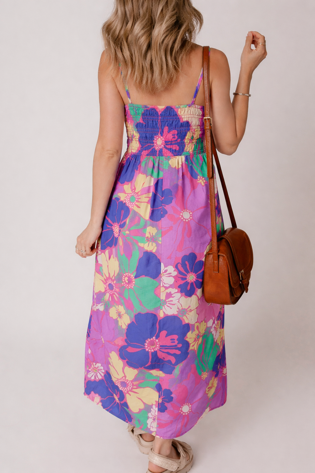 Threaded Pear Tessa Strap Loose Maxi Dress