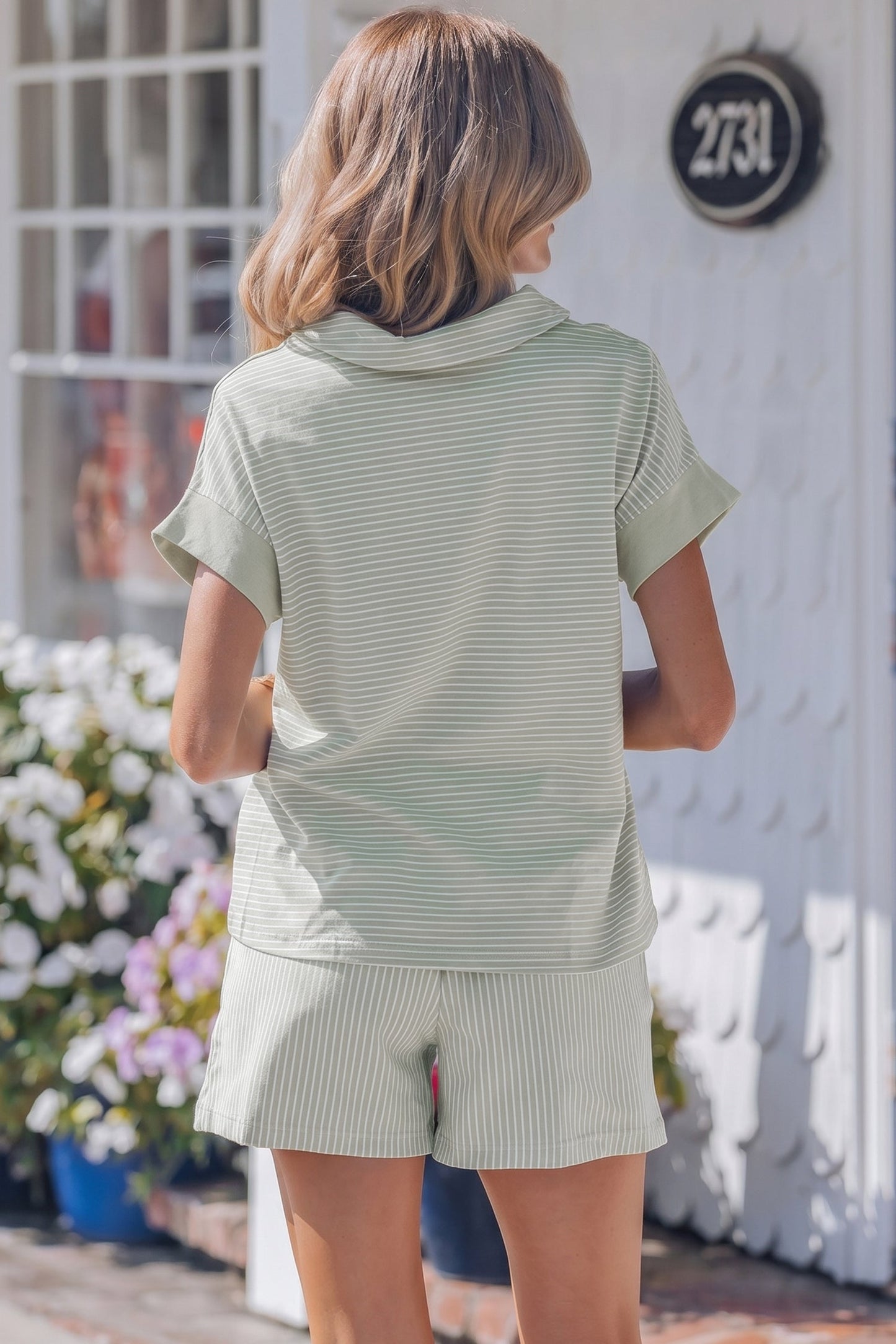 Threaded Pear Aadhya Dolman Sleeve Polo Set