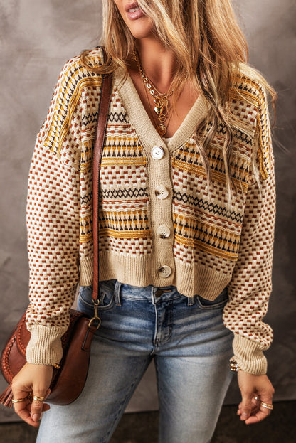 Threaded Pear Ailani Cropped Cardigan