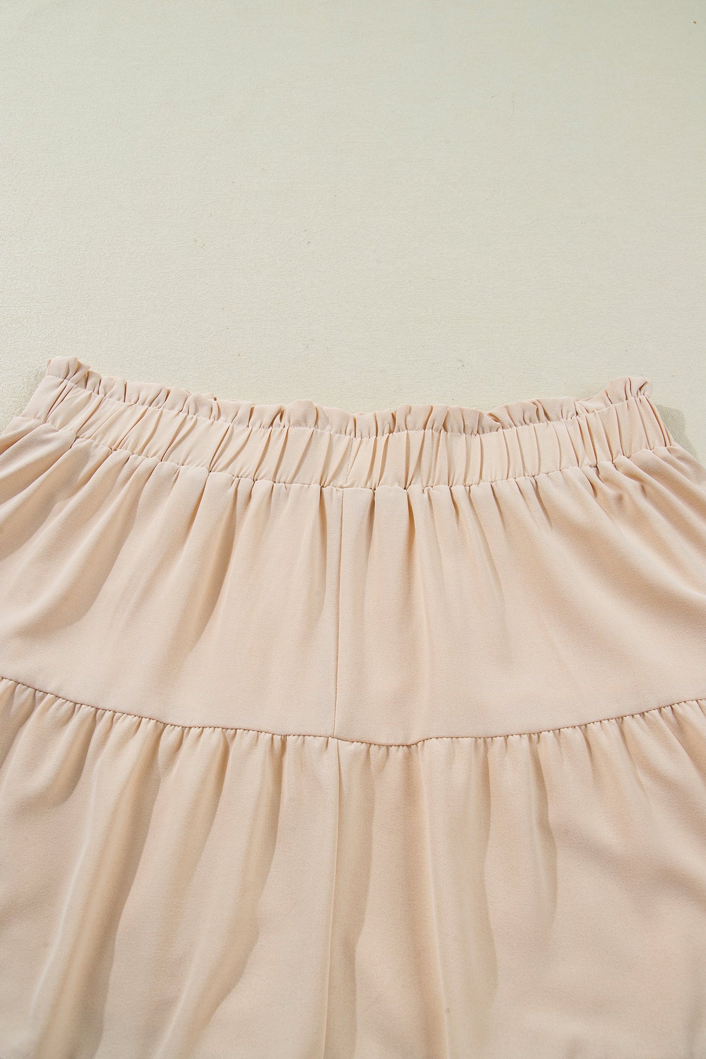 Threaded Pear Millie Trim Boho Ruffled PLUS Shorts