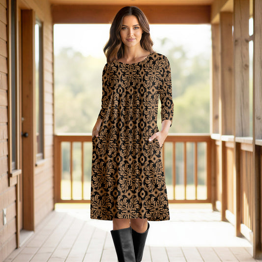 Black and Brown-