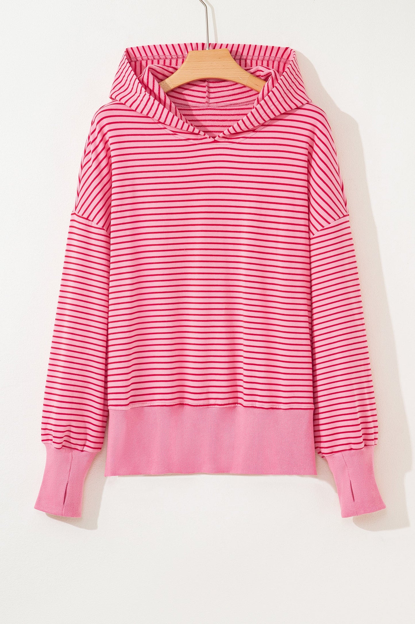 Threaded Pear Valerie Shoulder Loose Fit Hoodie