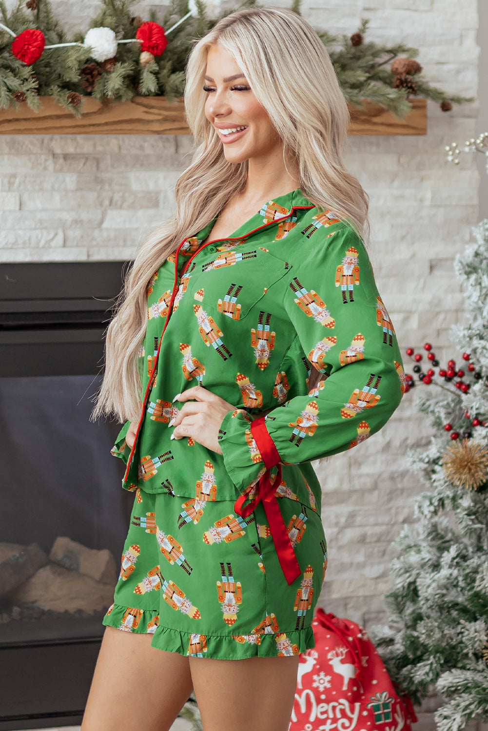 Threaded Pear Vivisha Silky 2pcs Pajama Set