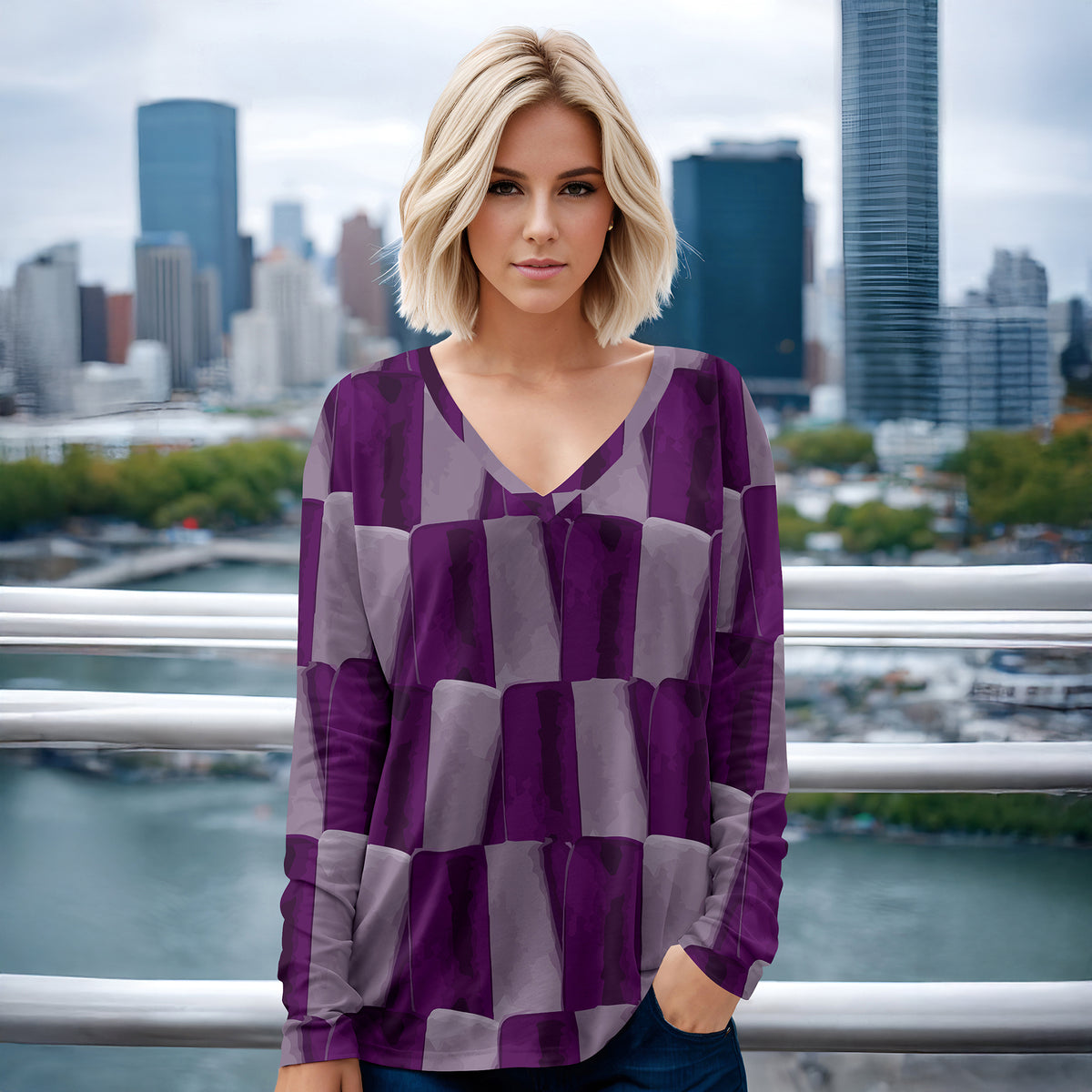 Purple and Lavender-