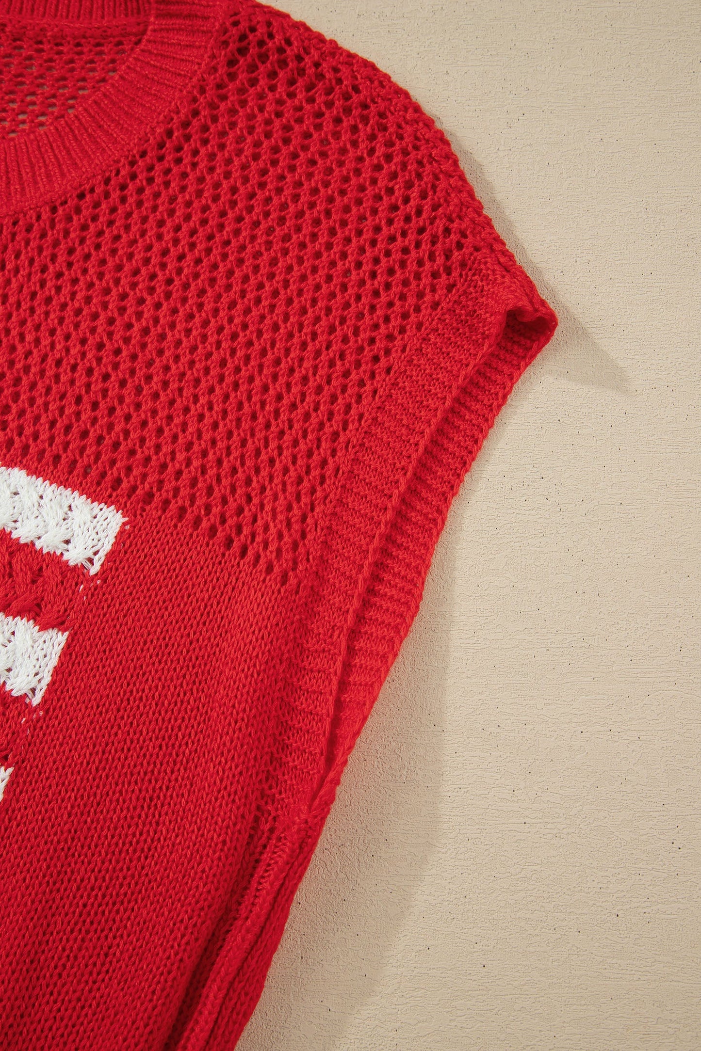 Threaded Pear Emely Graphic Short Sleeve Sweater