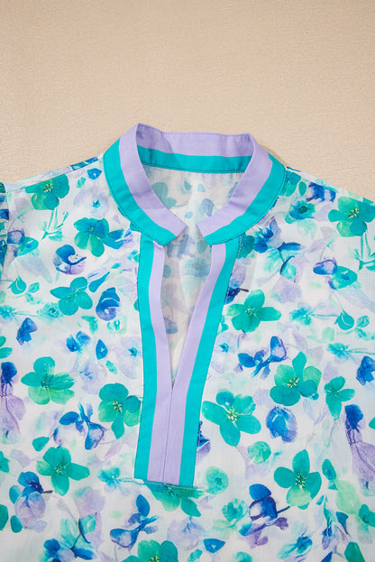 Threaded Pear Marci Short Sleeve Blouse