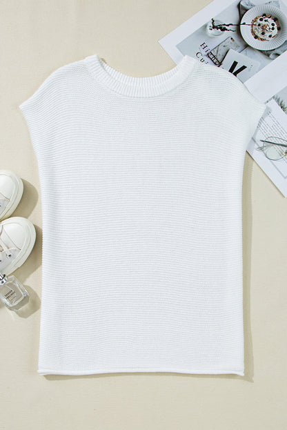 Threaded Pear Jemma Sweater Tee with Side Slits