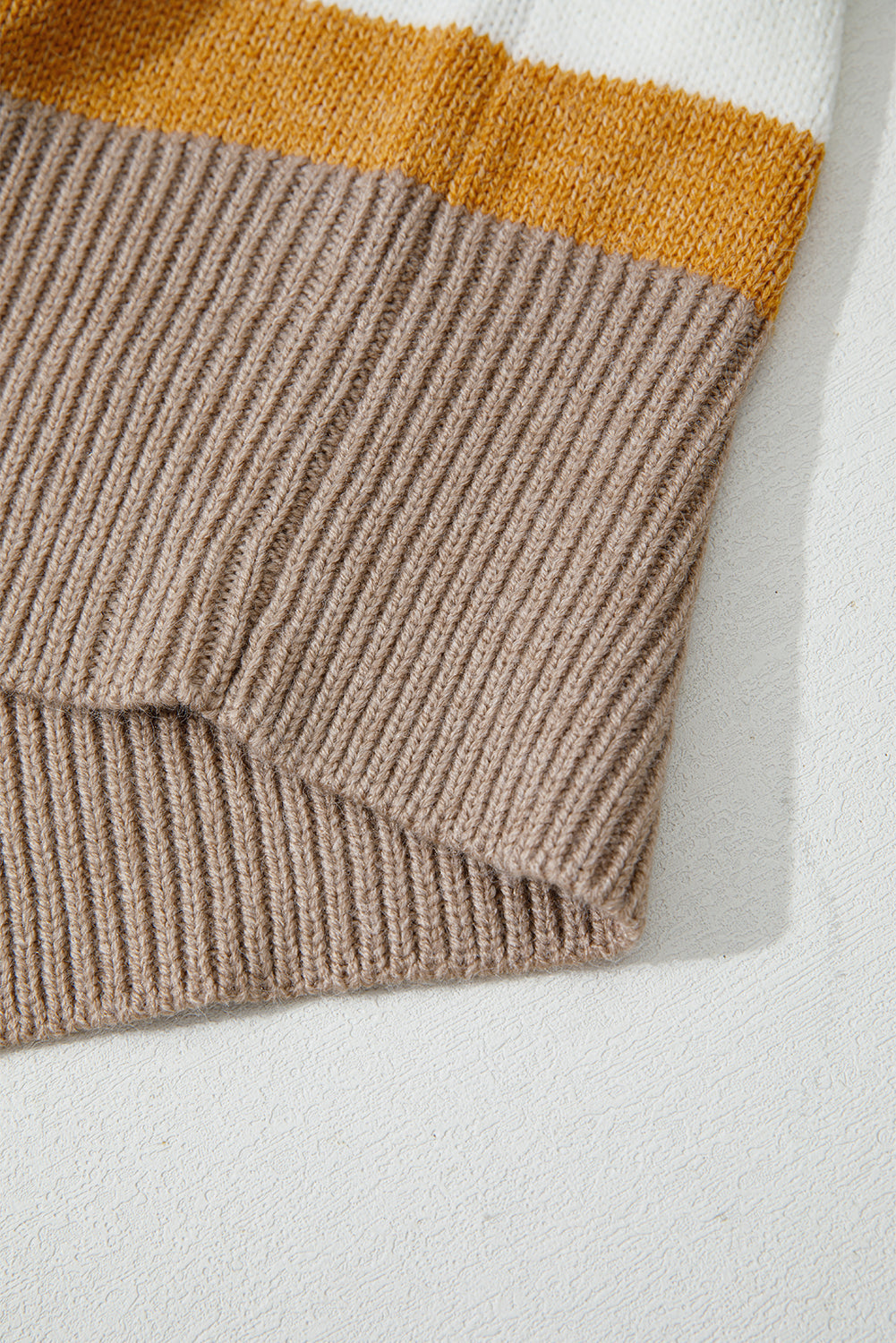 Threaded Pear Wrenleigh Colorblock Drop Shoulder PLUS Sweater