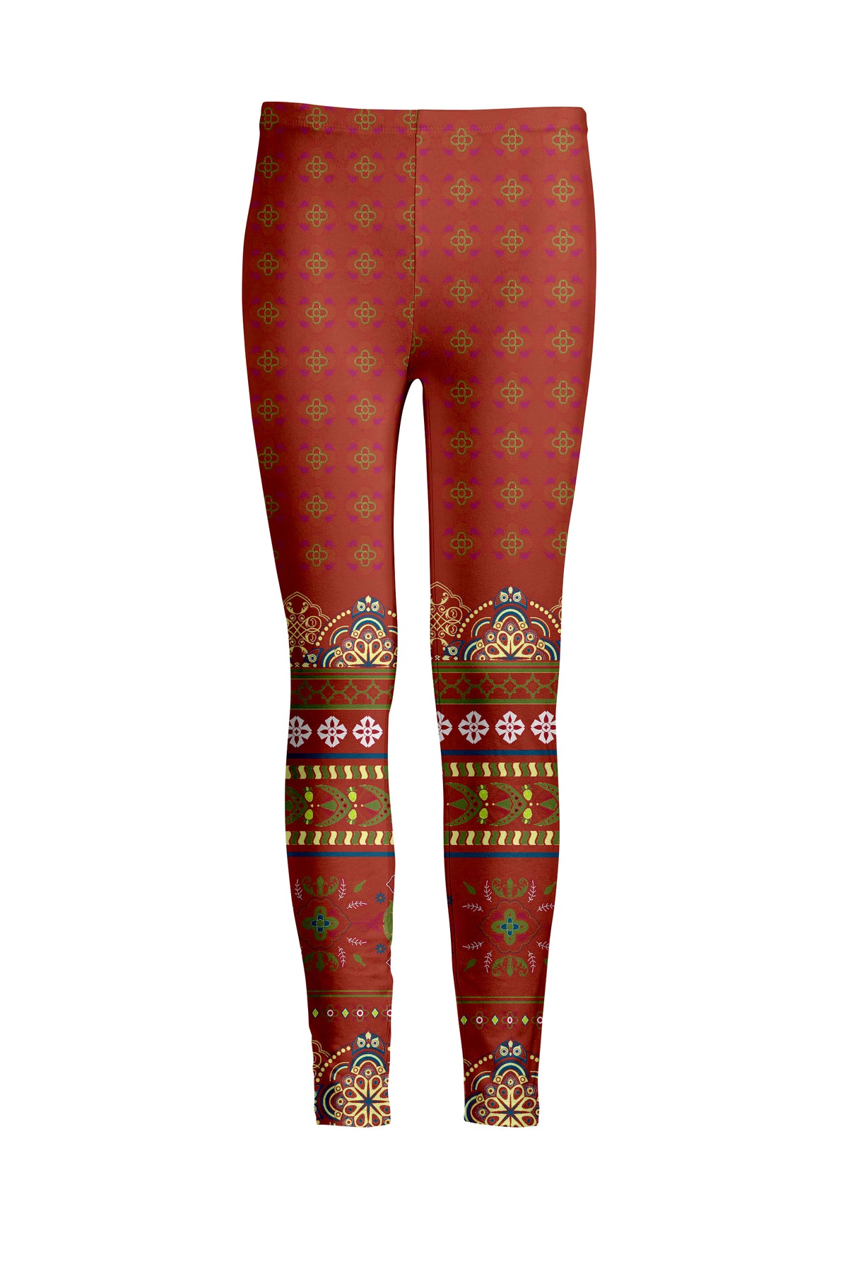 Red Bohemian Print-