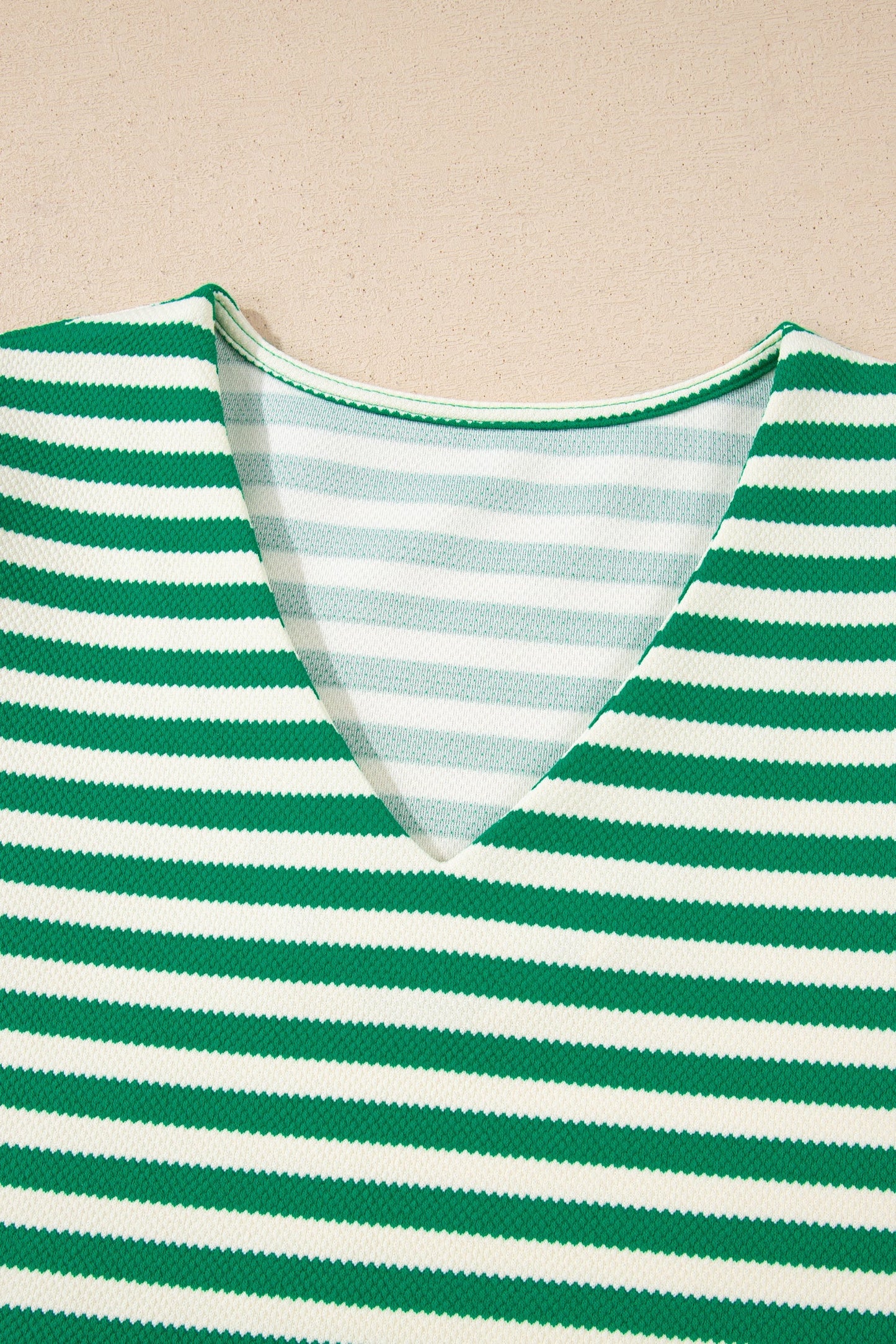Threaded Pear Leighton Short Sleeve Patchwork Blouse