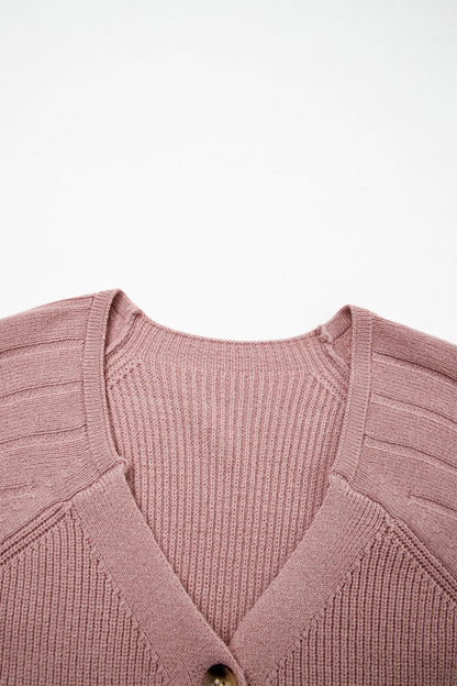 Threaded Pear Khloe Mixed Texture Knit Sweater