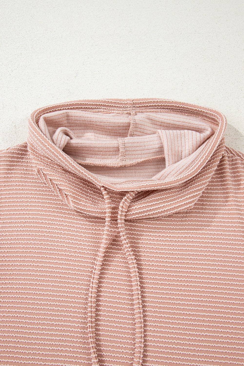 Threaded Pear Mariam Drawstring Cowl Knit Top