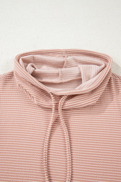 Threaded Pear Mariam Drawstring Cowl Knit Top