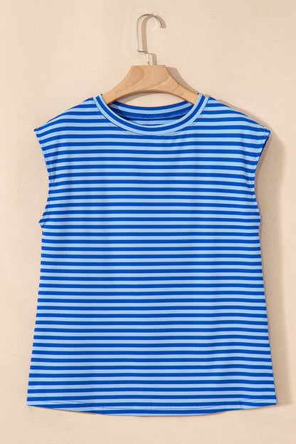Threaded Pear Scarlet Cap Sleeve T Shirt