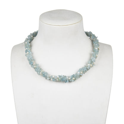 Blue, White-