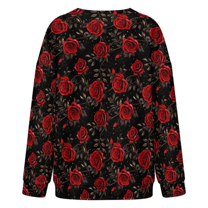 Colores de Mexico Romantic Roses Drop Shoulder Cardigan