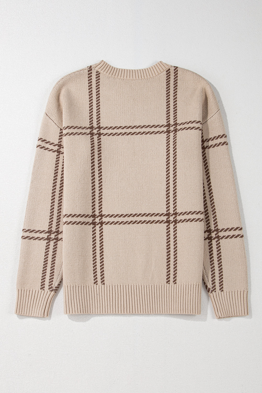 Threaded Pear Madison Knitted Drop Shoulder Sweater