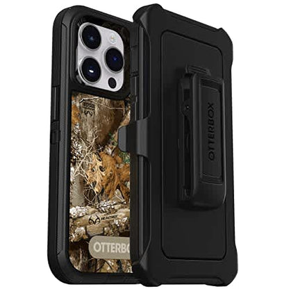 Otterbox Defender Series Screenless Edition for Iphone 14 Pro (Only) - Realtree Edge (Blaze Orange/Black/Rt Edge)