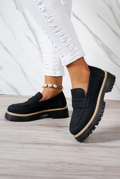 Threaded Pear Lyra Slip On Chunky Loafers