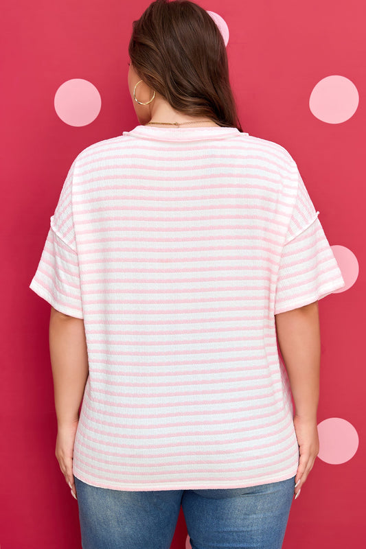 Threaded Pear Nora Seam Patchwork T PLUS Shirt