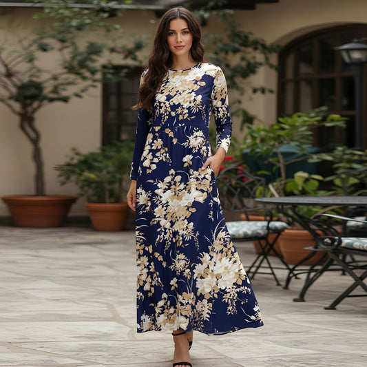 Blue and Beige -