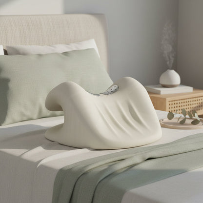 Rechargeable Neck Massage Pillow – Hot Compress, Cervical Traction & Pulse Therapy