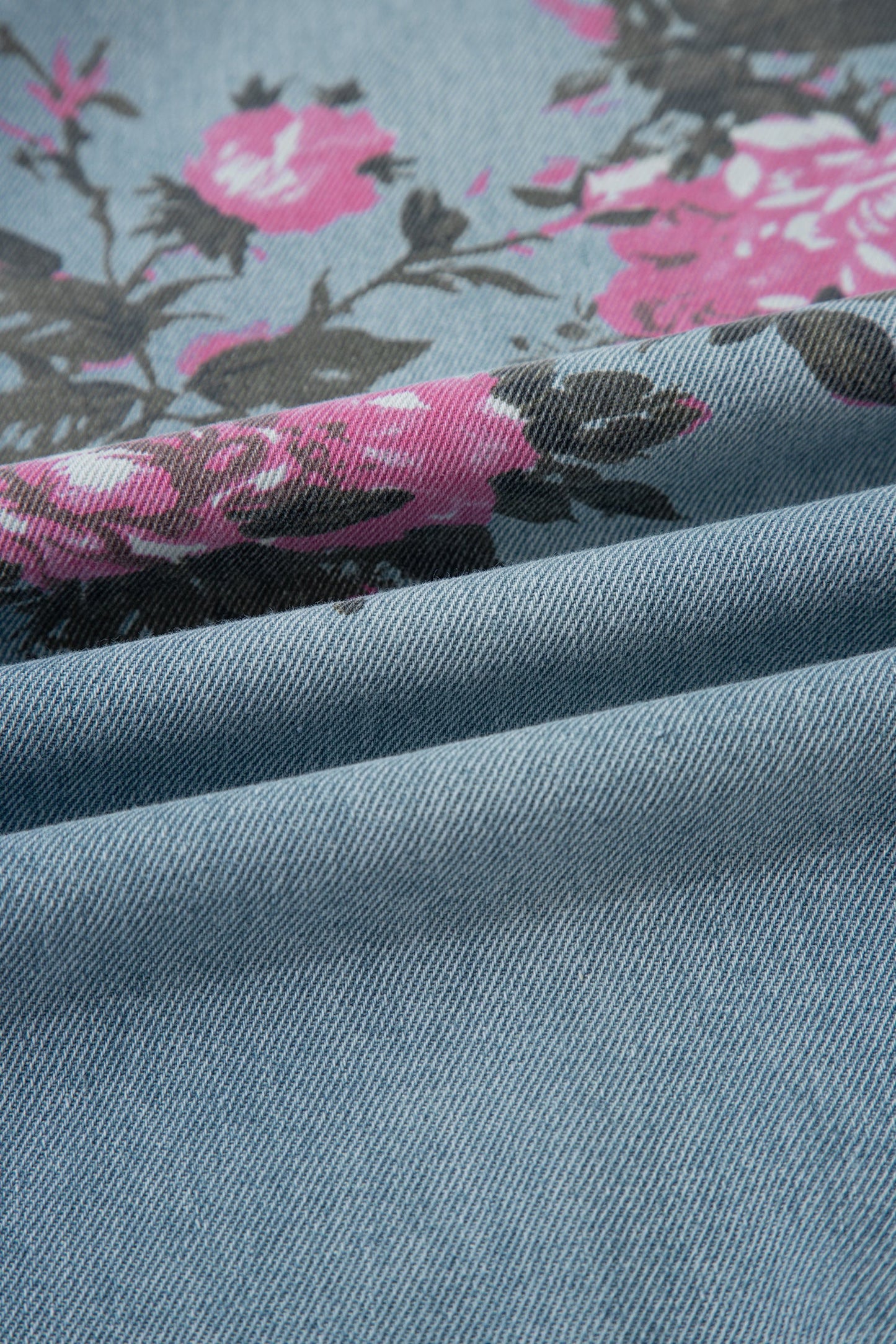 Threaded Pear Esme Floral Print Bootcut Jeans