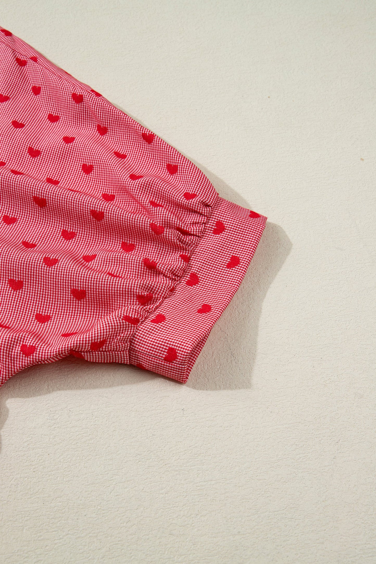 Threaded Pear Charlie Sleeve Loose Valentine Shirt