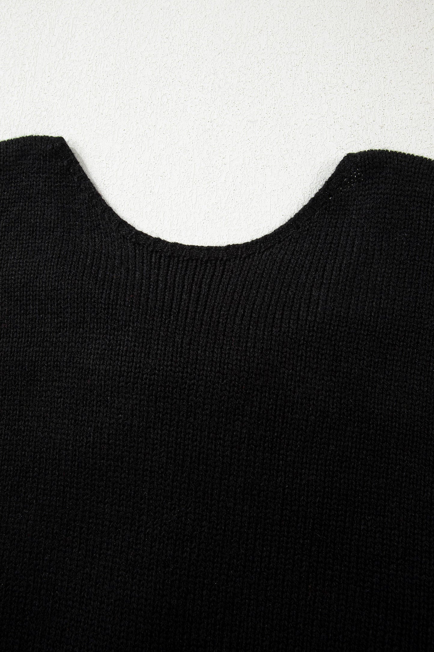 Threaded Pear Faye Backless Bubble Sleeve Sweater