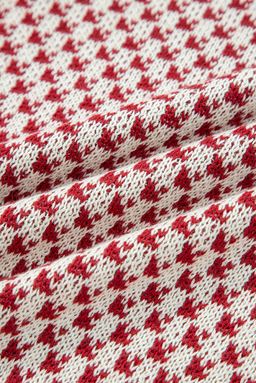 Threaded Pear Kinley Pattern Lantern Sleeve Sweater