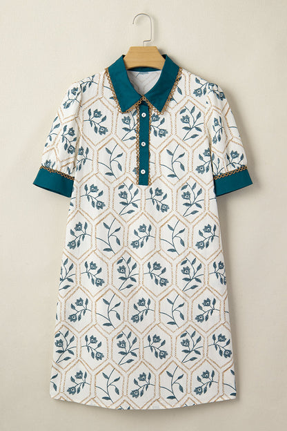 Threaded Pear Allie Short Sleeve Mini Dress