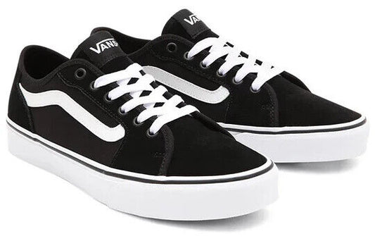 Vans Filmore Decon Men's Sneakers — Black/White Leather