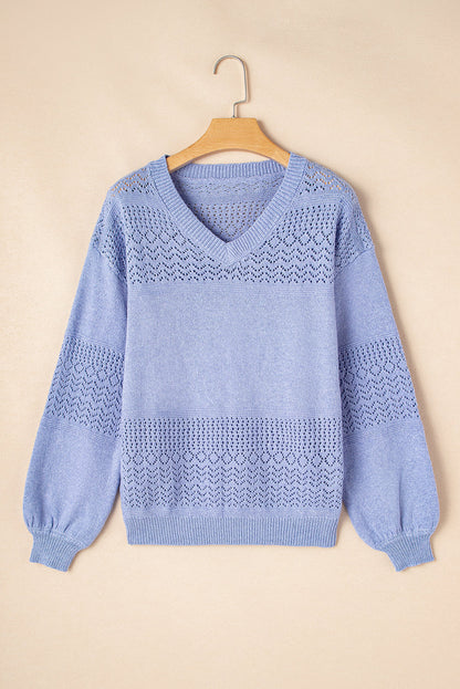 Threaded Pear Avery Detail Drop Shoulder Sweater