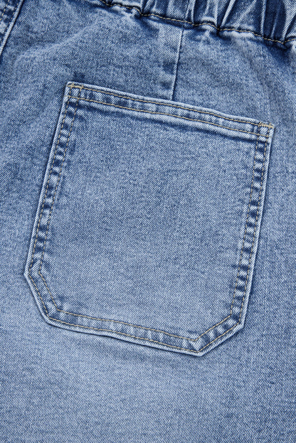 Threaded Pear Bella Paperbag Waist Barrel Jeans