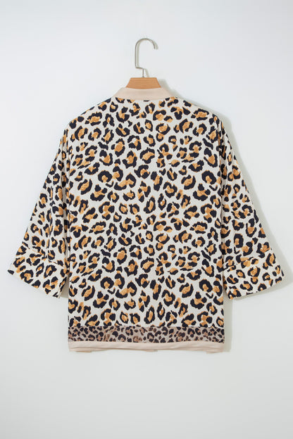 Threaded Pear Dahlia 4 Sleeve Loose Shirt