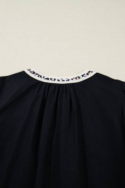 Threaded Pear Ruth Sleeve Shift Mini Dress